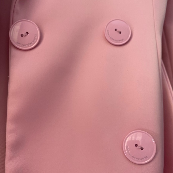 Like new Alexander Wang pink Belted Double Breasted Blazer Dress0 $995 - Picture 10 of 15